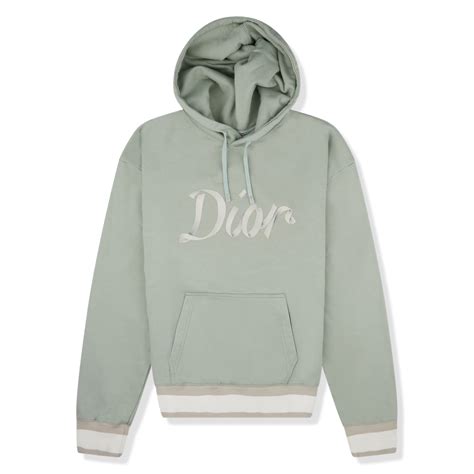 dior green hoodie wings|Dior hooded sweater.